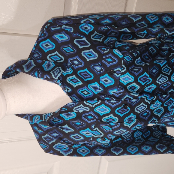 ANN TAYLOR EST 1954 SHIRT DRESS.       SIZE M PETITE BUTTON DOWN CLOSURE - Picture 4 of 11